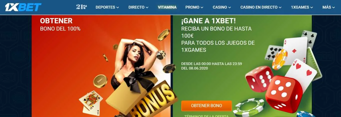 Presentando su atenci&oacute;n 1xBet codigo promocional